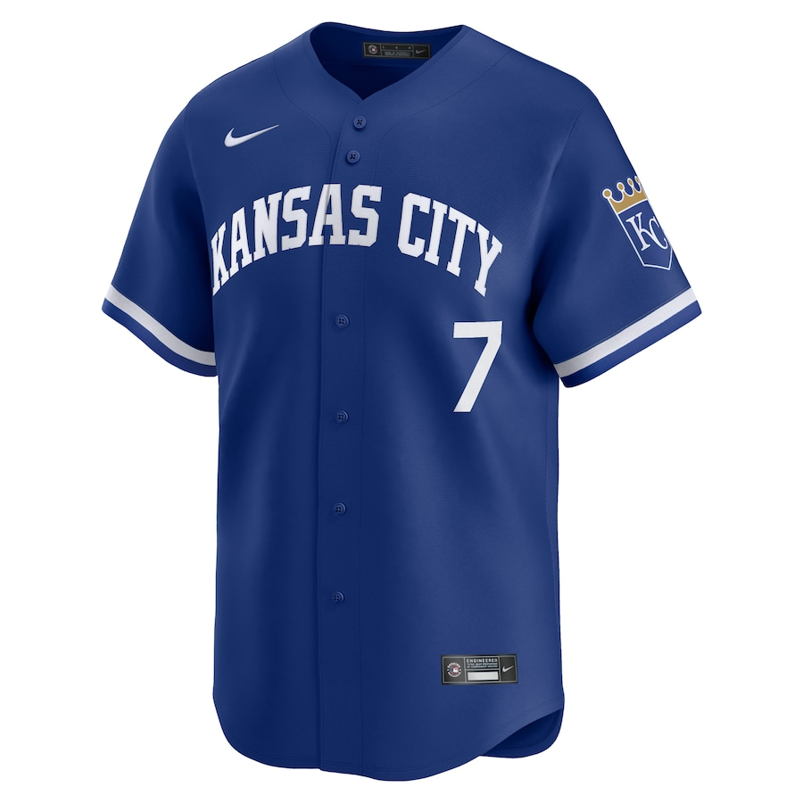 Kansas City Royals Bobby Witt Jr. 7 Royal Alternate Limited MLB Jersey