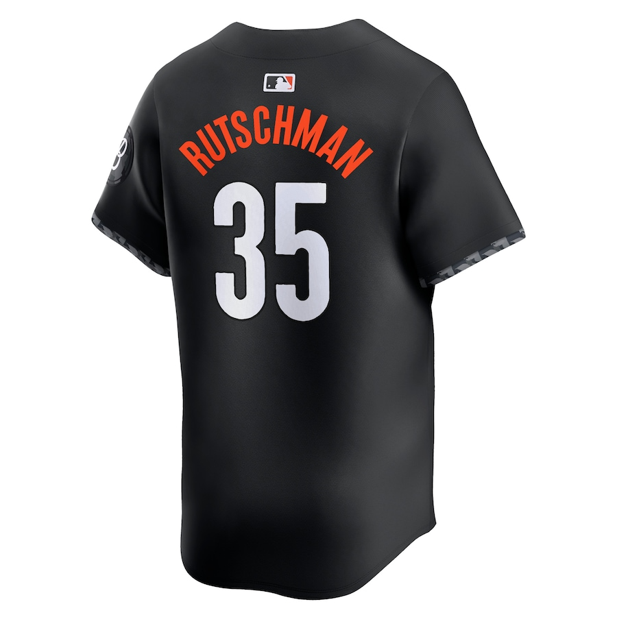 Baltimore Orioles Adley Rutschman 35 Black Alternate Limited MLB Jersey