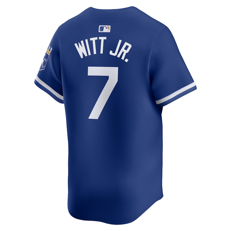 Kansas City Royals Bobby Witt Jr. 7 Royal Alternate Limited MLB Jersey