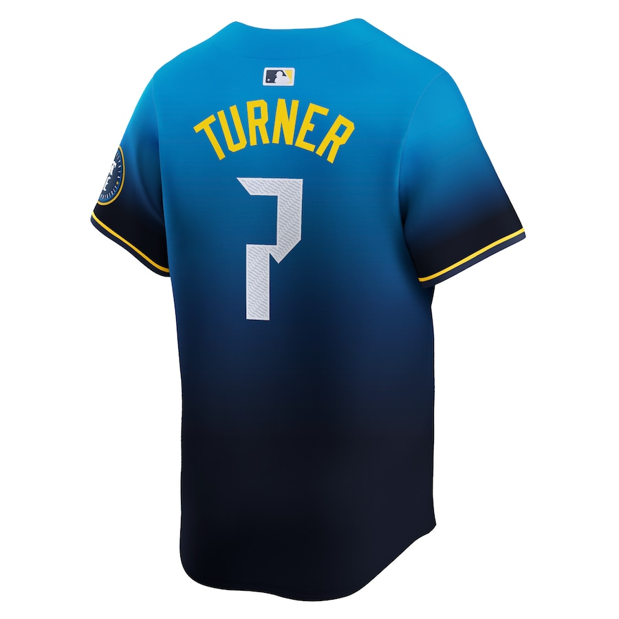 Philadelphia Phillies Trea Turner 7 Blue 2024 City Connect Limited MLB Jerse