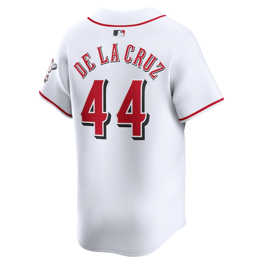 Cincinnati Reds Elly De La Cruz 44 White Home Limited MLB Jersey