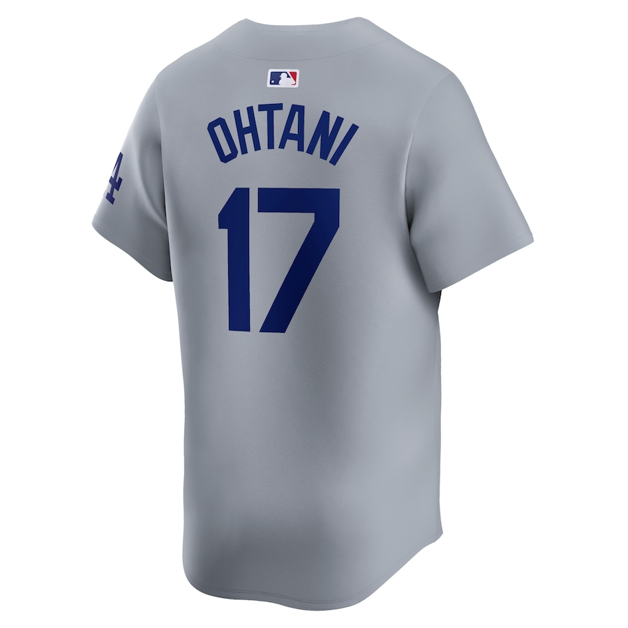 Los Angeles Dodgers Shohei Ohtani 17 Gray Away Limited MLB Jersey