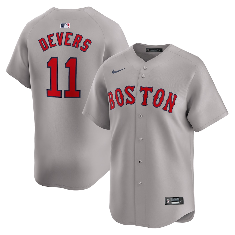 Boston Red Sox Rafael Devers 11 Gray Away Alternate Limited MLB Jersey