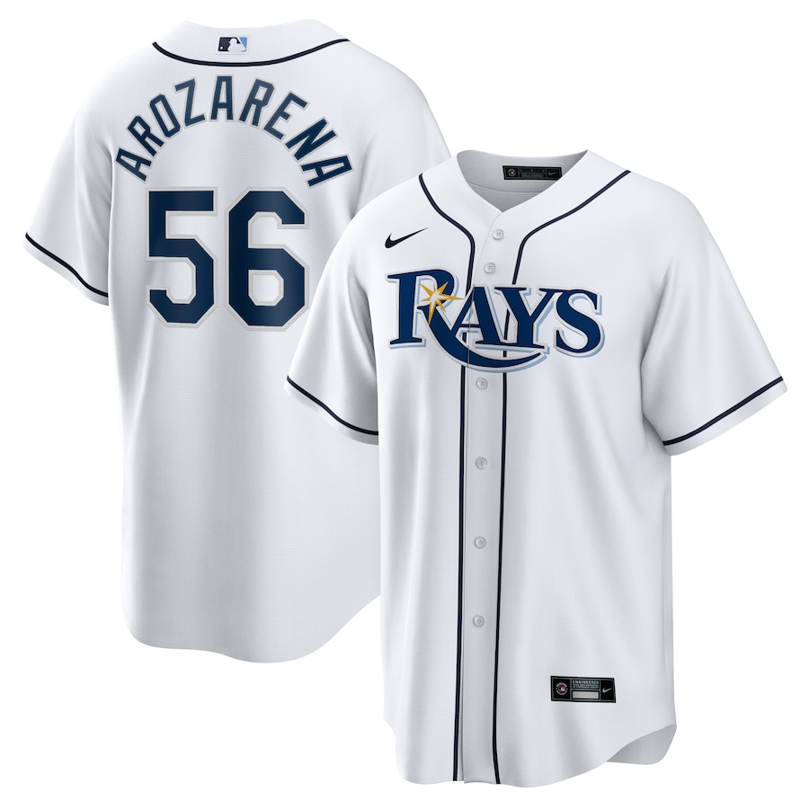 Tampa Bay Rays Randy Arozarena 56 White Home Limited MLB Jersey