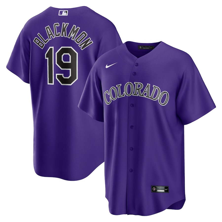 Colorado Rockies Charlie Blackmon 19 Purple Alternate MLB Jersey