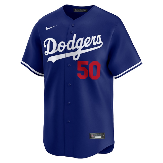 Los Angeles Dodgers Mookie Betts 50 Royal Alternate Limited MLB Jersey