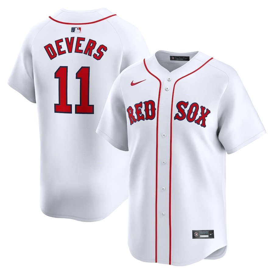 Boston Red Sox Rafael Devers 11 White Home Limited MLB Jersey