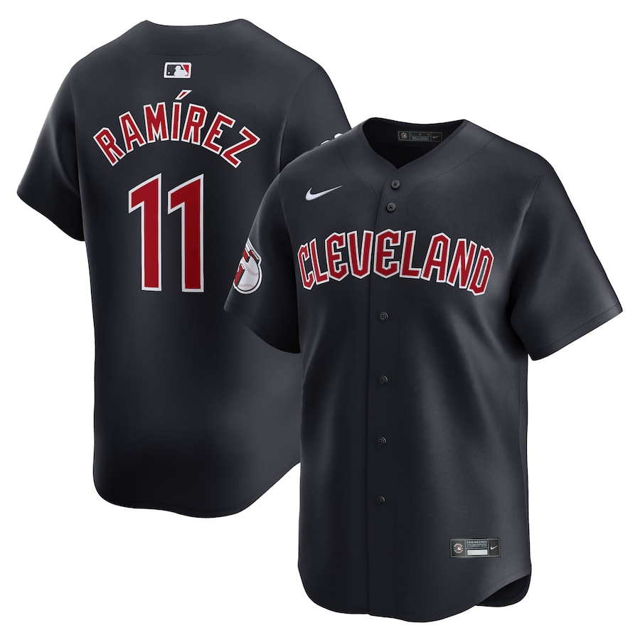 Cleveland Guardians José Ramírez 11 Navy Alternate Limited MLB Jersey