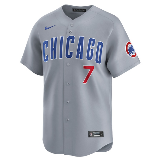 Chicago Cubs Dansby Swanson 7 Gray Road Limited MLB Jersey