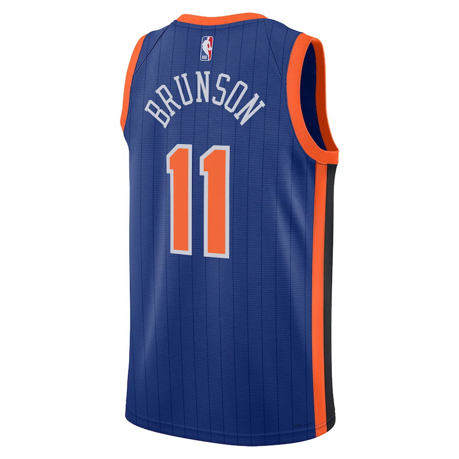 New York Knicks Blue City Edition 2024 NBA Jersey - Jalen Brunson 11