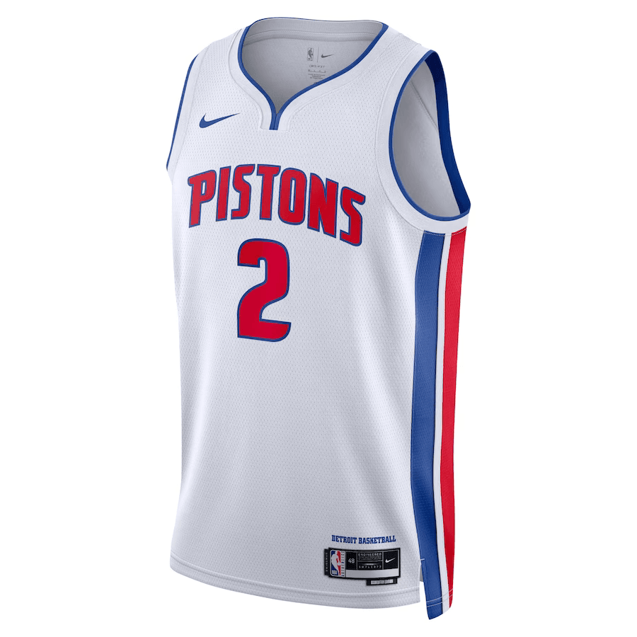 Detroit Pistons White NBA Jersey Cade Cunningham 2 - Association Edition