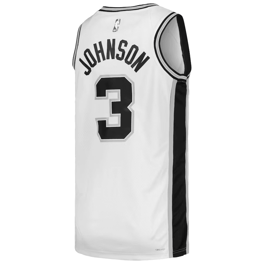 San Antonio Spurs Keldon Johnson 3 White NBA Jersey - Association Edition