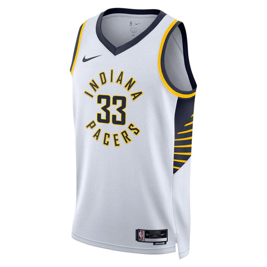 Indiana Pacers Myles Turner 33 White NBA Jersey - Association Edition