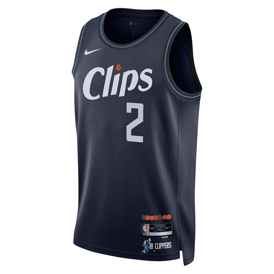 LA Clippers City Edition 2023/24 Navy NBA Jersey - Kawhi Leonard 2