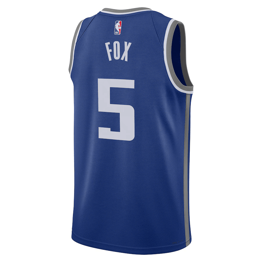 Sacramento Kings Nike City Edition 2023/24 Blue NBA Jersey - De'Aaron Fox 5