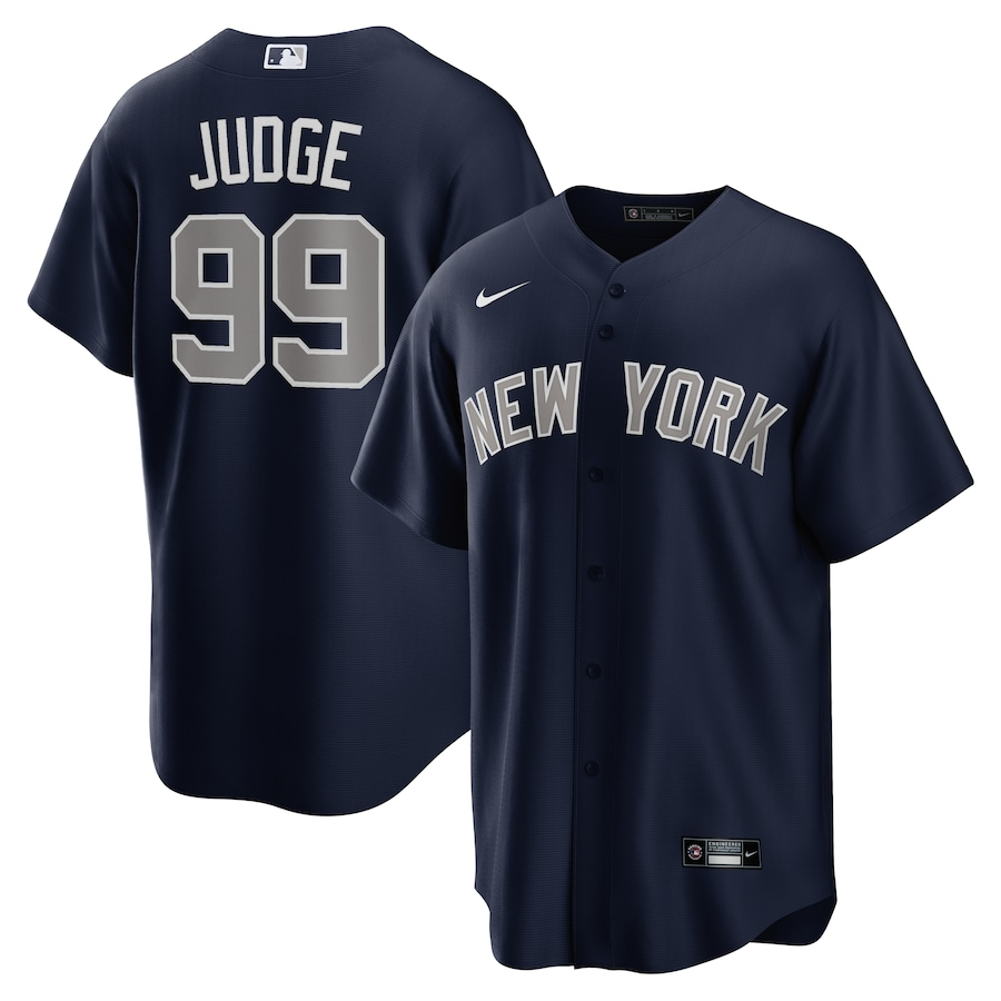 New York Yankees Aaron Judge 99 Navy Alternate MLB Jersey