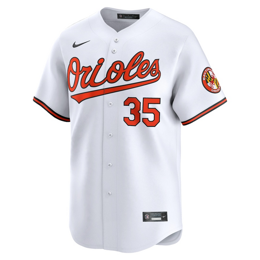 Baltimore Orioles Adley Rutschman 35 White Alternate Limited MLB Jersey