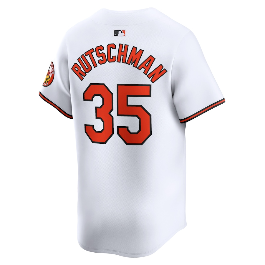 Baltimore Orioles Adley Rutschman 35 White Alternate Limited MLB Jersey