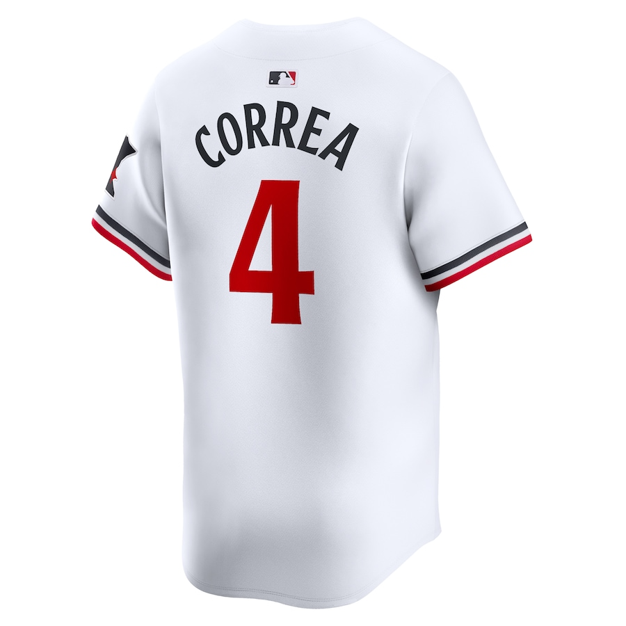 Minnesota Twins Carlos Correa 4 White Home Limited MLB Jersey