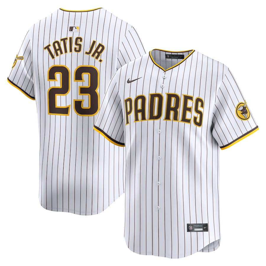 San Diego Padres Fernando Tatis Jr. 23 White Home Limited MLB Jersey