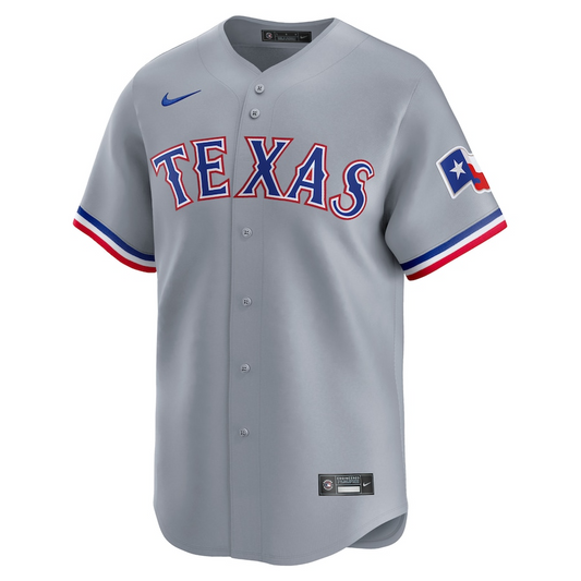 Texas Rangers Jacob deGrom 48 Gray Away Limited MLBJersey