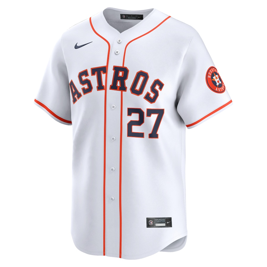 Houston Astros Jose Altuve 27 White Home Limited MLB Jersey