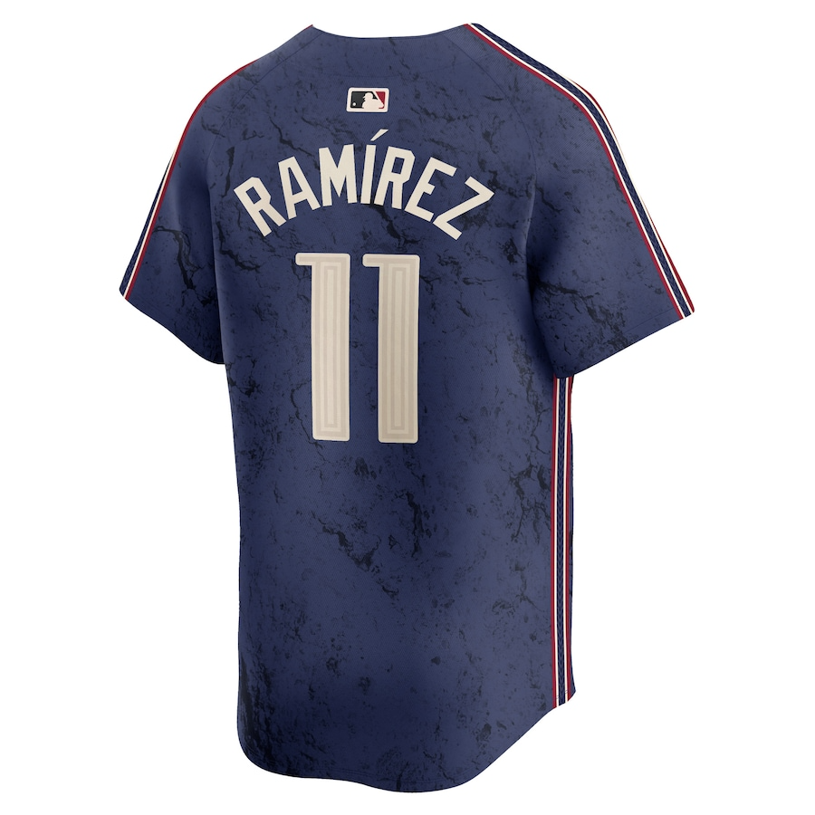 Cleveland Guardians José Ramírez 11 Navy 2024 City Connect Limited MLB Jersey