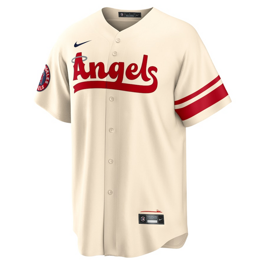 Los Angeles Angels Mike Trout 27 Cream City Connect MLB Jersey