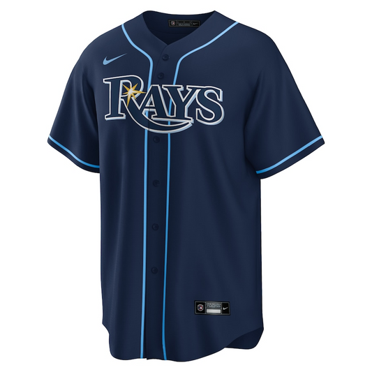 Tampa Bay Rays Randy Arozarena 56 Navy Alternate MLB Jersey