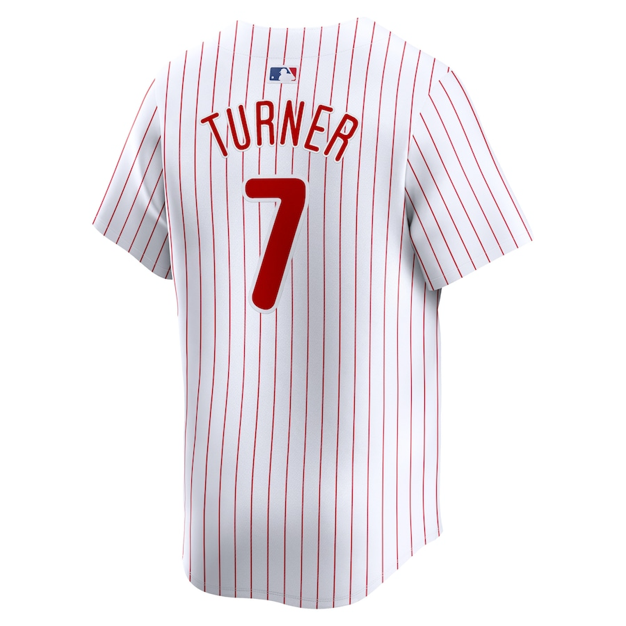 Philadelphia Phillies Trea Turner 7 White Home Limited MLB Jersey