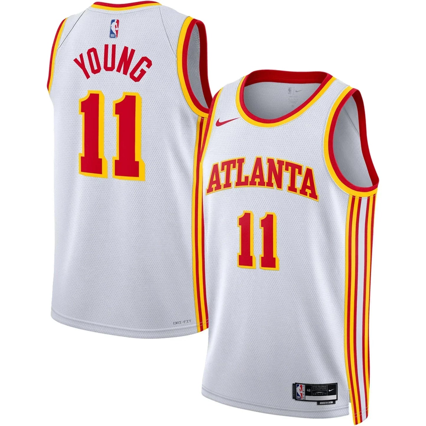 Atlanta Hawks Association Edition White NBA Jersey - Trae Young 11