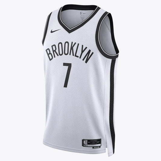 Brooklyn Nets Kevin Durant 7 White NBA Jersey - Association Edition